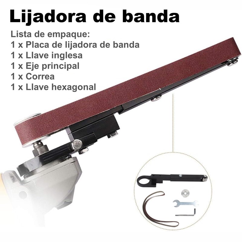 Angle Grinder Conversion Tool, Grinder Tool Modified to Belt Sander