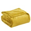 Home Soft Things Golden Spice Solid Flannel Fleece Throw Blanket,