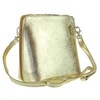 Girly HandBags Metallic Genuine Leather Cross Body Shoulder Bag --