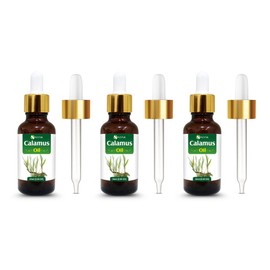 Salvia Calamus Oil – 3 Pack | Cosmetic Grade Carrier Oil for DIY Skincare, Haircare & Massage – 15ml / 0.51 Fl oz