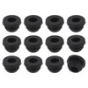 sourcing map 12Pcs Rubber Grommets, Mount Dia 9.5mm ID 6.5mm