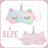 Eye Mask for Sleeping, Cute Unicorn Soft Fluffy Plush Sleep