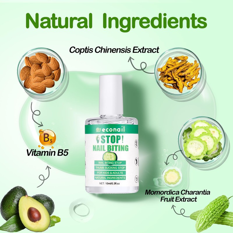 Econail Nail Biting Treatment For Kids, Nail Biting Prevention, No