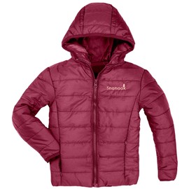 Snonook Toddler Winter Jacket– Insulated Water-Resistant Girls Fall Jacket & Boys Fall Jacket - Girls' Outerwear Jackets & Coats, Dark Rasberry, s