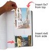 Old Town Bonded Leather Photo Album, 2 Pack (3up, Black)