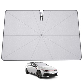 ruiya Honda New Civic Fl1 11th Generation Car Sun Shade Umbrella Dedicated Windshield Parasol Honda Civic Fl1 Sun Shade Bendable Middle Pole 10 Fiberglass Ribs, Sleeping in Car, Light Blocking, Heat