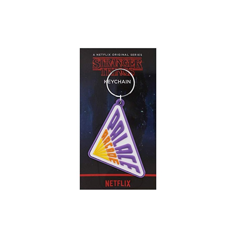 Stranger Things RK38893C Rubber Keychain, Multi-Colour, 4.5 x 6cm