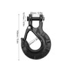 3/8 Inch Clevis Slip Hook with Safety Latch, Heavy Duty