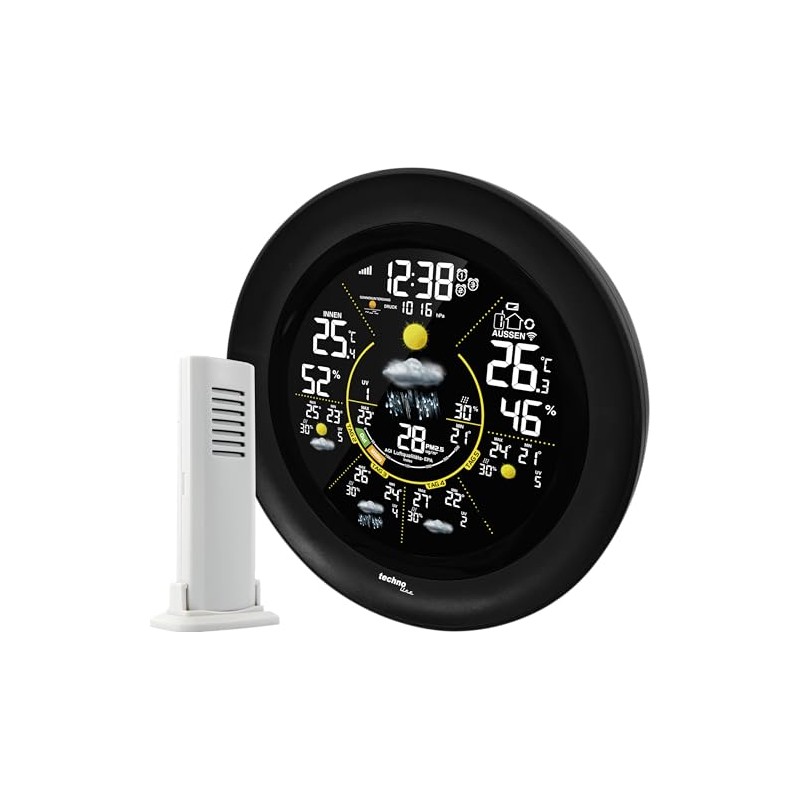 techno line WD 3040 WLAN Weather Station with Outdoor Sensor,