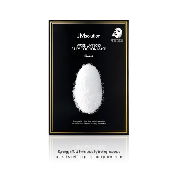 JMsolution Water Luminuous Silky Cocoon Black Mask (45g x 10pcs)