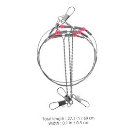 Gatuida 5pcs High Strength Rigs with Swivels for Easy Setup for Bait Hooks Versatile Fishing Gear for All Skill Levels