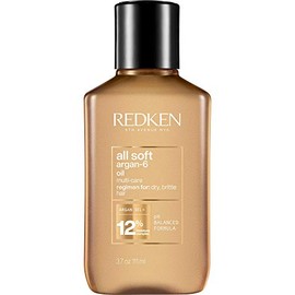 Redken All Soft Argan-6 Oil | For Dry Hair | Deeply Conditions Hair, Adds Softness & Shine | With Argan Oil | 3 Fl Oz, 3.8 fl. oz