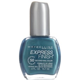 Maybelline Express Finish 50 Second Nail Color, Timely Turquoise 899, 0.5 oz