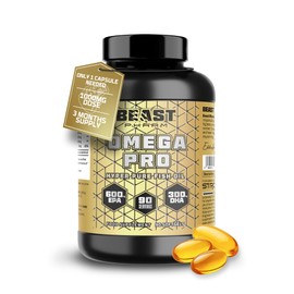 Beast Pharm | Omega 3 Pro Hyper Pure Fish Oil with 600mg EPA & 300mg DHA