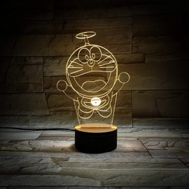 Doraemon LED Children's Lamp Jumping Colour Changing USB Night Light and Decoration