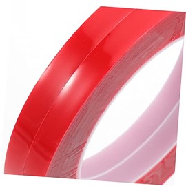 jojofuny 2rollos Cinta De Doble Cara Transparente Resistente y Adhesiva Para Montaje De Uñas Para Tableros De Exhibición De Uñas y Soportes De Manicura