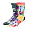 KACOLOR - Calcetines de tubo para hombre, Peanut Butter Jelly,