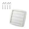 Amonk Adjustable Dryer Vent Cover Outside 4'' to 5'' to