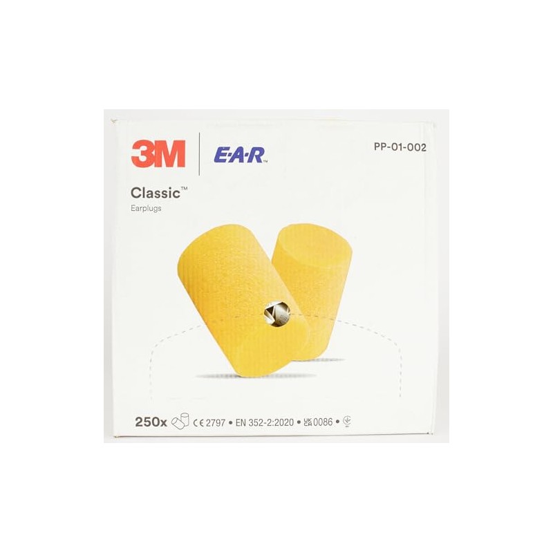 3M E-A-R 3M E-A-R Classic Earplugs, 28 dB, Uncorded, Pillowpack,