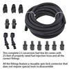 waltyotur 6AN 25 Feet 3/8 Complete LS Fuel Injection Line