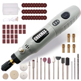 CHOKMAX Cordless Rotary Tool, 3-Speed Grinder Kit with 72 Accessories, Type-C Charging Art Craft Tool for Cleaning, Sanding, Polishing, Drilling and Small DIY Crafts