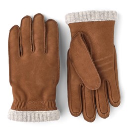 Hestra Men’s Joar Nubuck Leather, Insulated Gloves for Cold Weather - Cork - 10