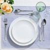 KINGSTONE Hammered Silverware Set, Flatware Set, 18/10 Stainless Steel Premium