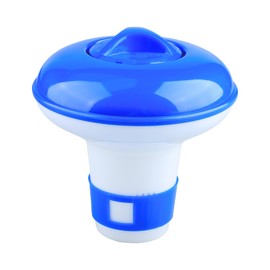 GroveEss Pool Chlorine Floater Dispenser,5 Inch Chlorine Tablet Dispenser with Adjustable Vents,Granules Tablets Floater for Spa Hot Tubs Swimming Pool Water Park