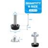 ALLWIN M6 Thread Furniture Feet Levelers - 20 Pack Adjustable
