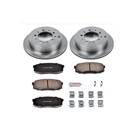 Power Stop KOE3073 Autospecialty Rear Replacement Brake Kit-OE Brake Rotors & Ceramic Brake Pads