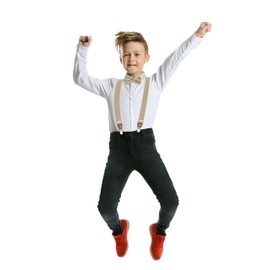 BomGuard Children's Braces 1-8 Years – Children's Braces Child Boys Girls, beige