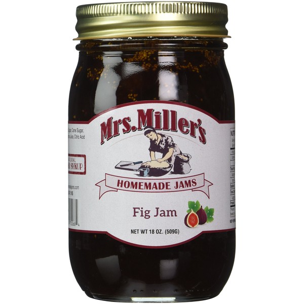 Mrs. Miller's Amish Homemade Fig Jam 18 oz/509g - 2 Jars