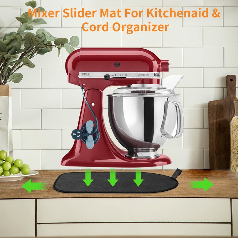 Sliding Mat for Kitchenaid Stand Mixer Slider Mat with Bendable