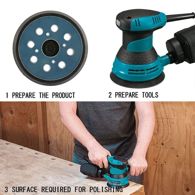 Sanding Discs Pads, 5 Inch 8 Hole Sander Pad, Replacement
