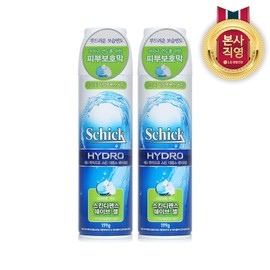 SCHICK Hydro Skin Defense Shave Gel 199g 2pcs / 쉬크 하이드로 스킨디펜스 쉐이브젤 199g 2개