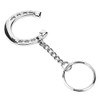 Horseshoe Keychain Highly Polished Horseshoe Keychain Favor Gifts Silver Horse