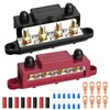 MOFEEZ Power Distribution Block Bus Bar, 4 x 5/16" Post