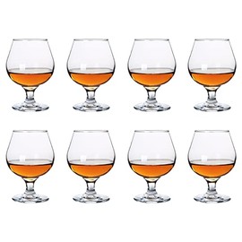 Glsairy Cute Shot Glasses Small Brandy Snifters Set of 8 | Cognac glasses | Port Glasses(3.5 oz | 100 ml)