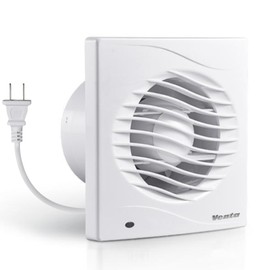 Venta 4-Inch Bathroom Exhaust Fan, Quiet Wall Mount Bathroom Fan, Powerful Ventilation for Kitchen, Garage, Office, Laundry Room - 1.5 Sones, 130m³/h, 12W - White