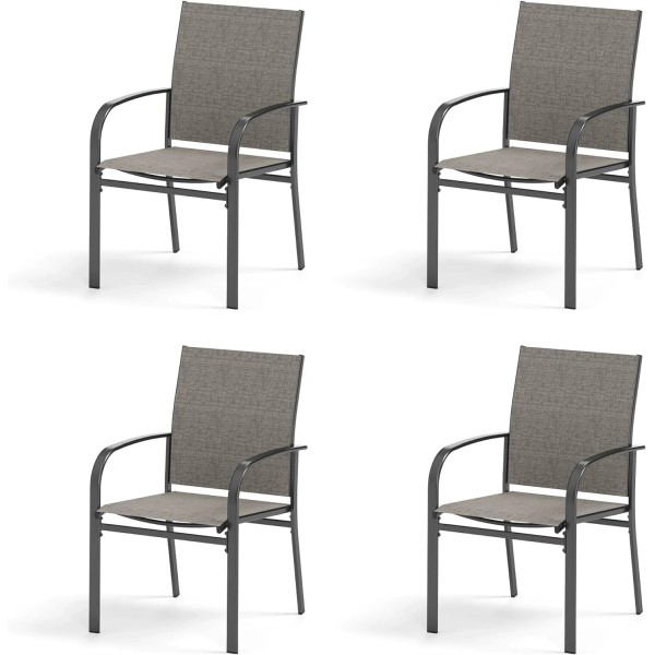 Bestchoice Patio Dining Chairs Set of 4 Outdoor High Back