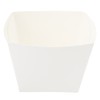 Restaurantware Bio Tek 4.3 x 4.3 x 3.2 Inch Snack