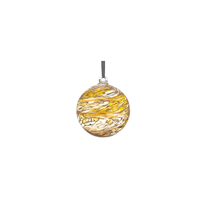 Wedding Gift Friendship Ball, 10cm, gold, gift boxed with ribbon