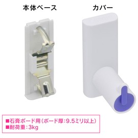 GAONA GA-ME004 GAONA Wall Mount Hook for Plasterboard Blue