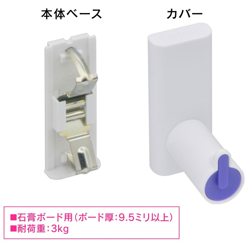 GAONA GA-ME004 GAONA Wall Mount Hook for Plasterboard Blue