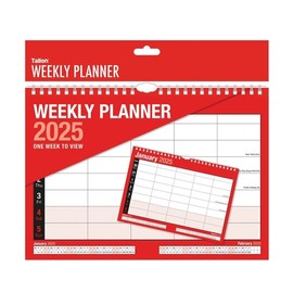 2025 Calendar,Planners & Personal Organizers, 5 Column Month to View Spiral Bound Wall Planners, Notable Dates, Spiral Bound for Home Business School (A4 Weekly Planner With 5 Columns)