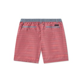 Dockside Swim Trunk - Mayan Dot, Washed Red, X-Small