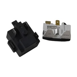 QPE2-A4R7MD3 3Pins Refrigerator Freezer PTC Start Relay and Overload Protector Kit Compatible with Midea, LG, Magic Chef, Danby