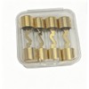 30A AGU, AGU Fuse 30A, Gold-Plated Copper Caps, Clear Tube