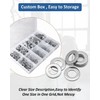 Flat Washer - 1/4" 304 Stainless Steel Metal Washers Flat