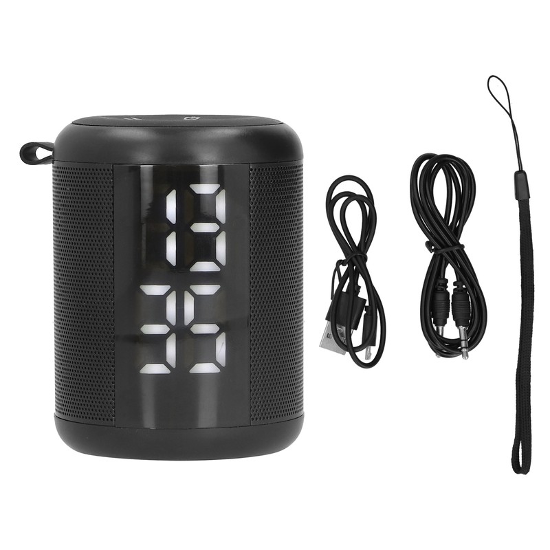 Bluetooth Speaker Alarm Clock Multifunctional Dual Alarm Clock LED Screen
